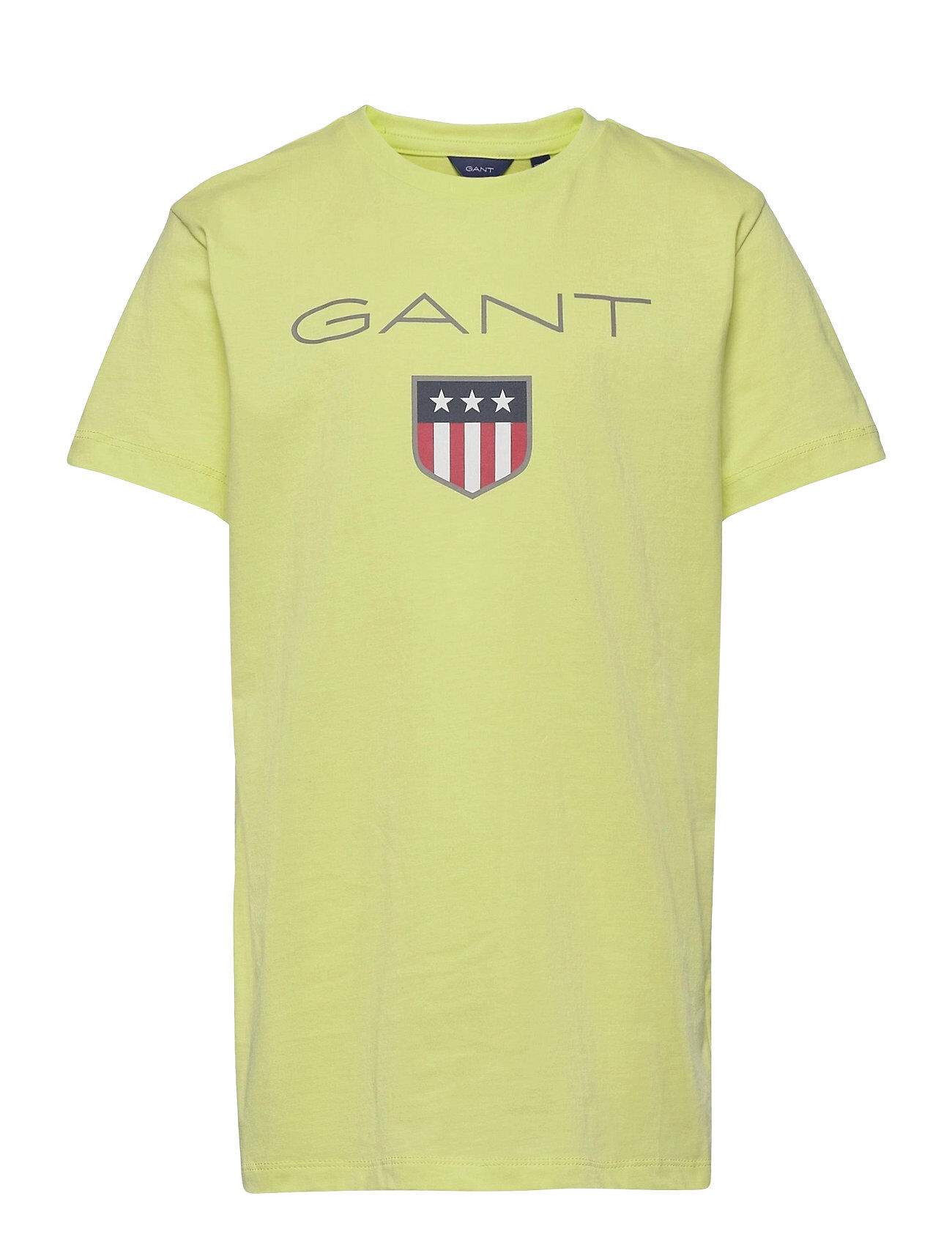 Gant Shield Ss T-Shirt T-shirts Short-sleeved Gul GANT