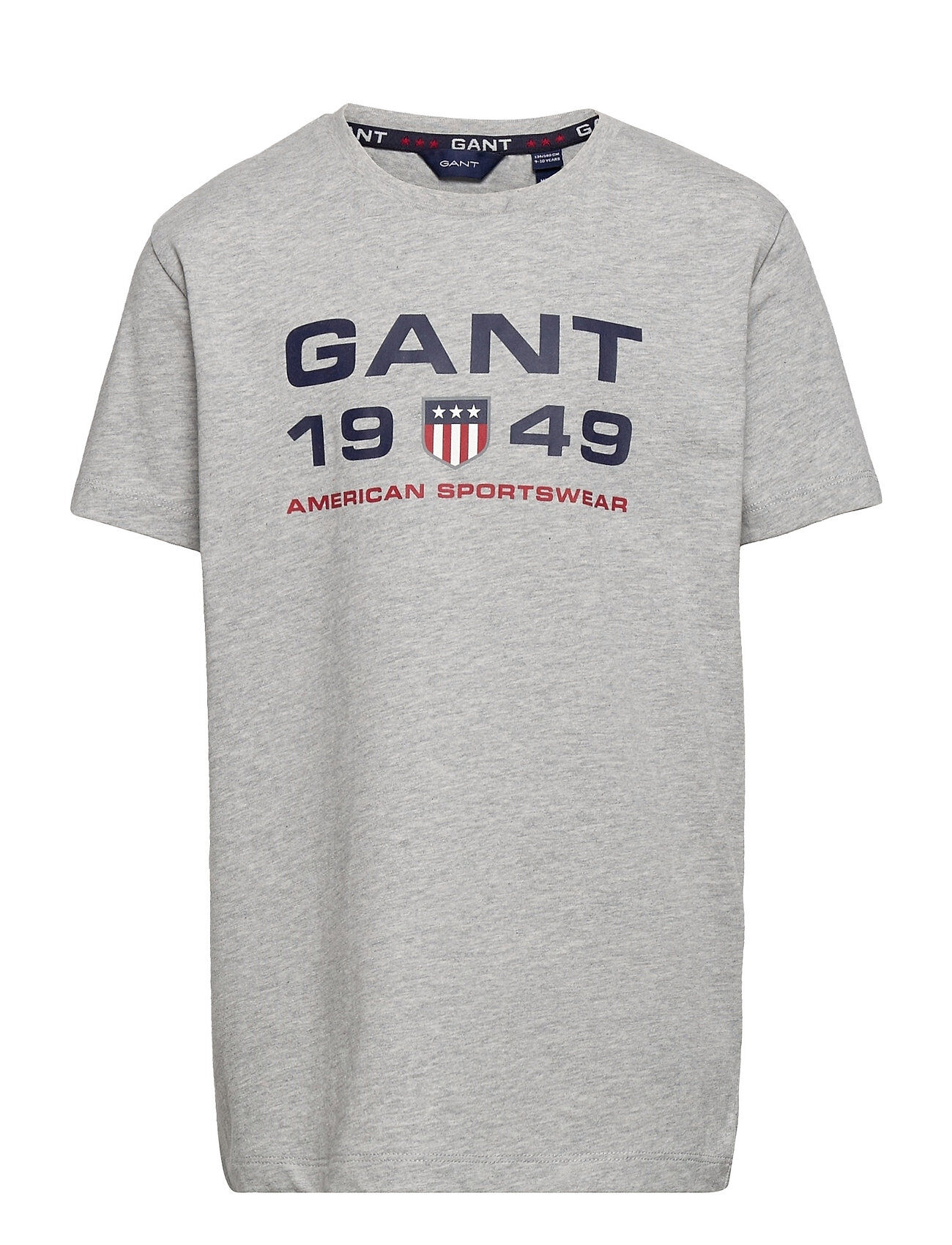 Gant Retro Shield Ss T-Shirt T-shirts Short-sleeved Grå GANT