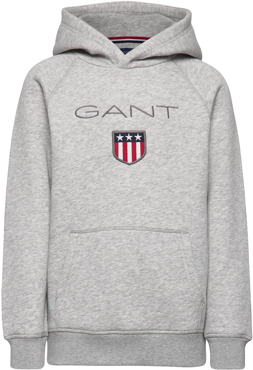 Gant Shield Hoodie Hettegenser Genser Grå GANT