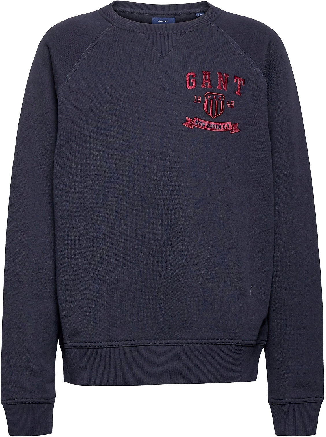 GANT D2. New Haven Banner C-Neck Sweat-shirt Genser Blå GANT