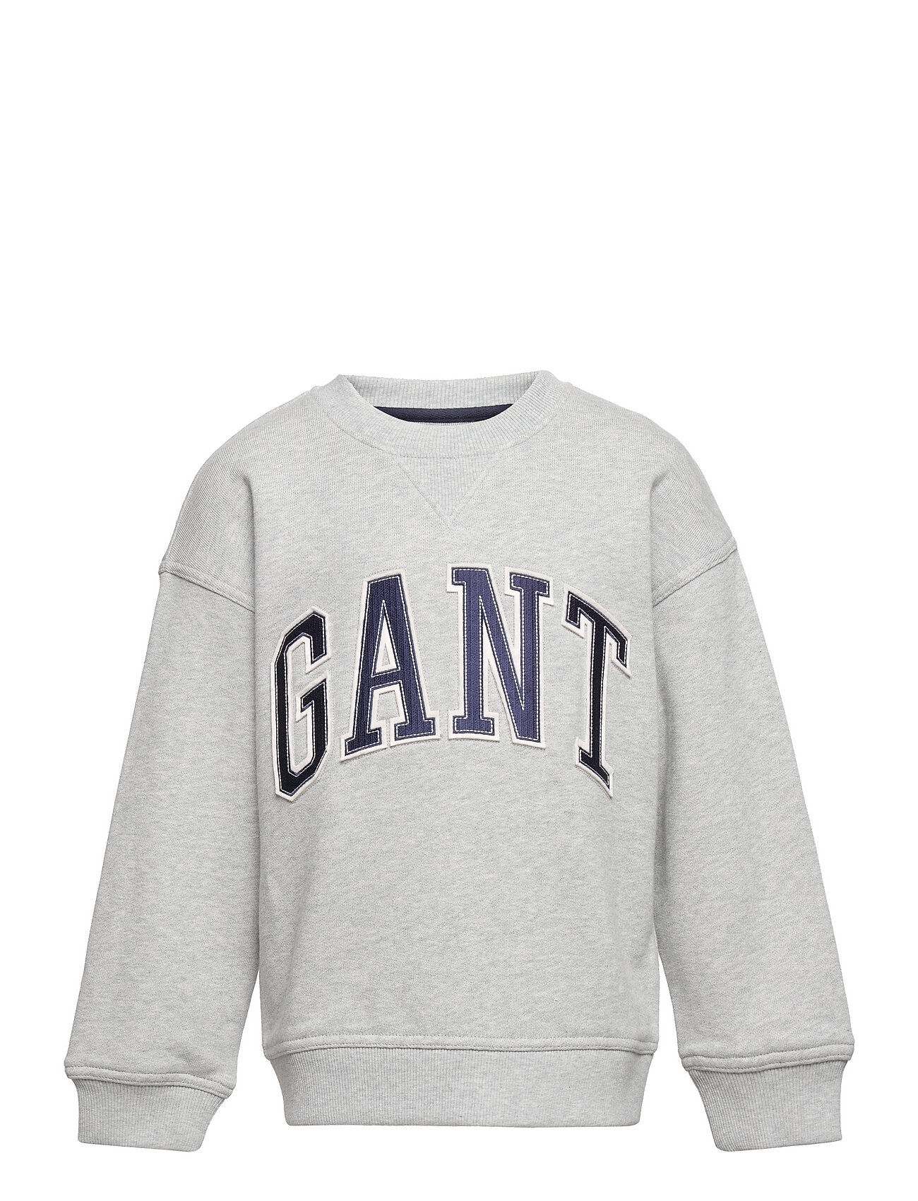 GANT D1. Graphic C-Neck Sweat-shirt Genser Grå GANT