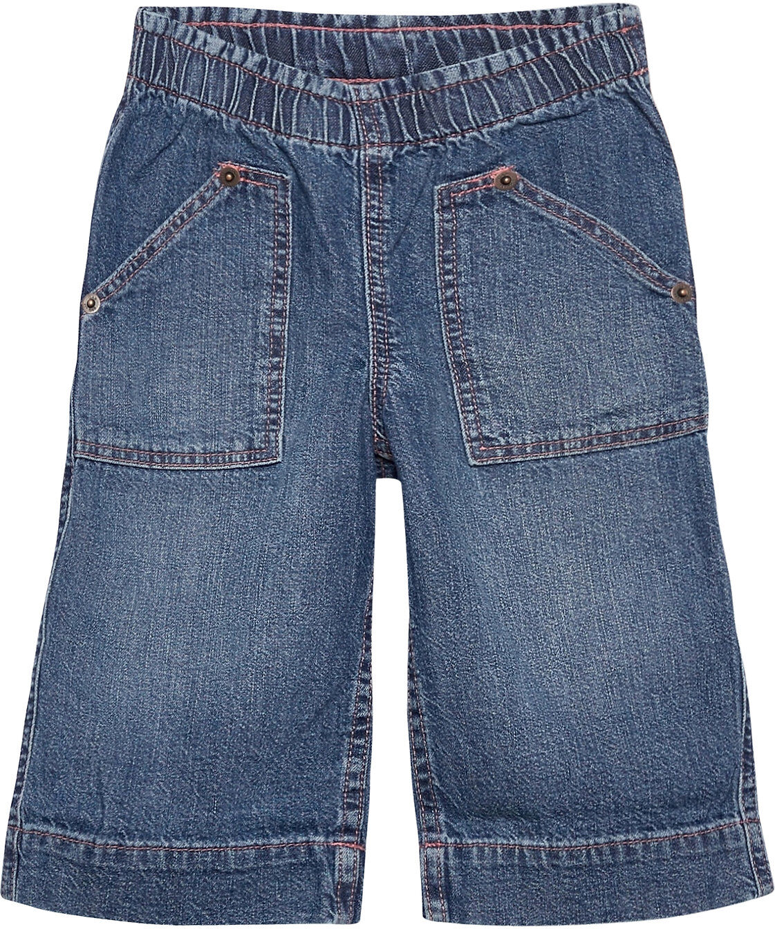 GAP Toddler Pull-On Wide-Leg Jeans Jeans Wide Leg Jeans Blå GAP