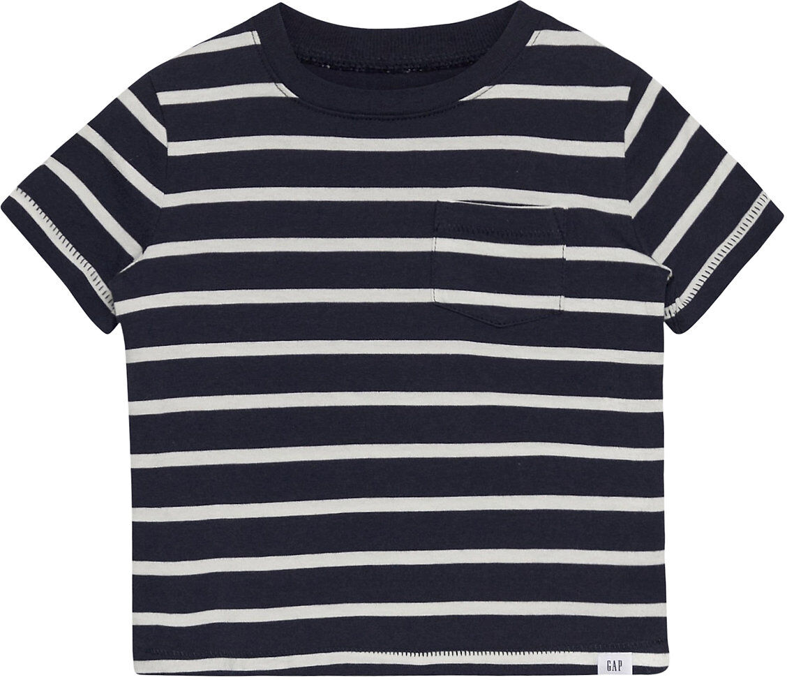 GAP V-Ie 3Pk Ss Ptf Top T-shirts Long-sleeved T-shirts Blå GAP