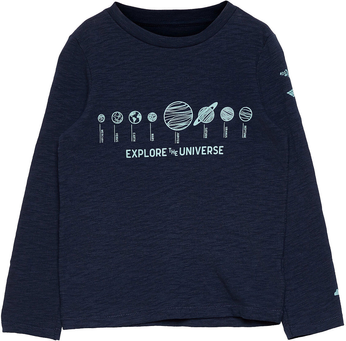 GAP Kids Crewneck Graphic T-Shirt T-shirts Long-sleeved T-shirts Blå GAP