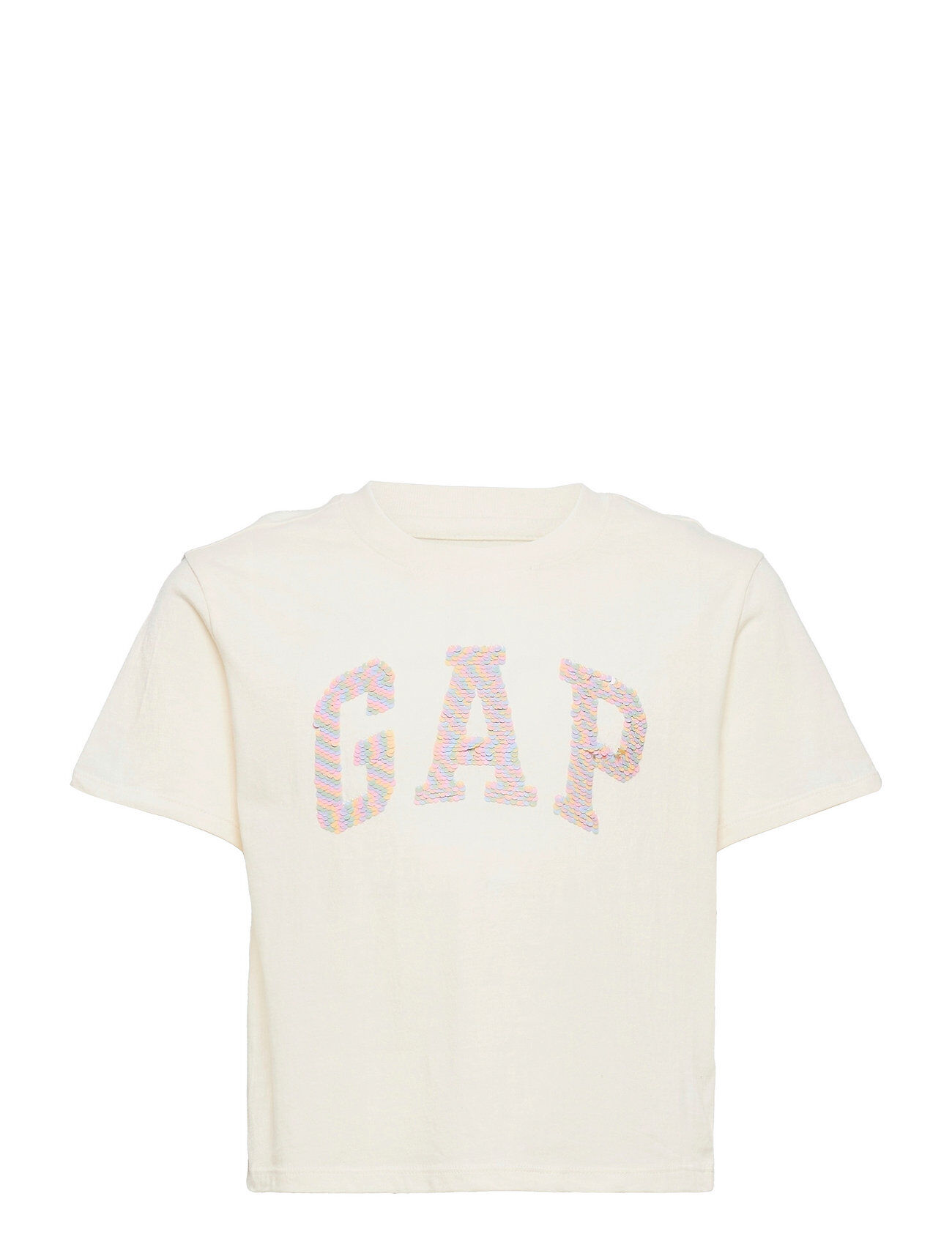 GAP Fr Ss Interactive Logo T T-shirts Short-sleeved Hvit GAP