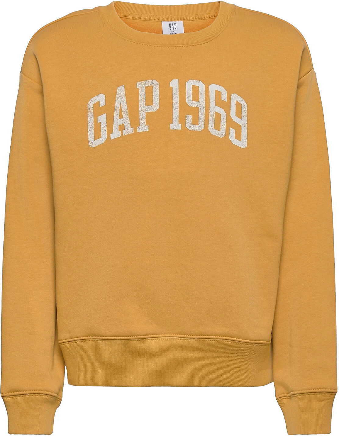 Gap Logo Crewneck Sweatshirt Sweat-shirt Genser Gul GAP