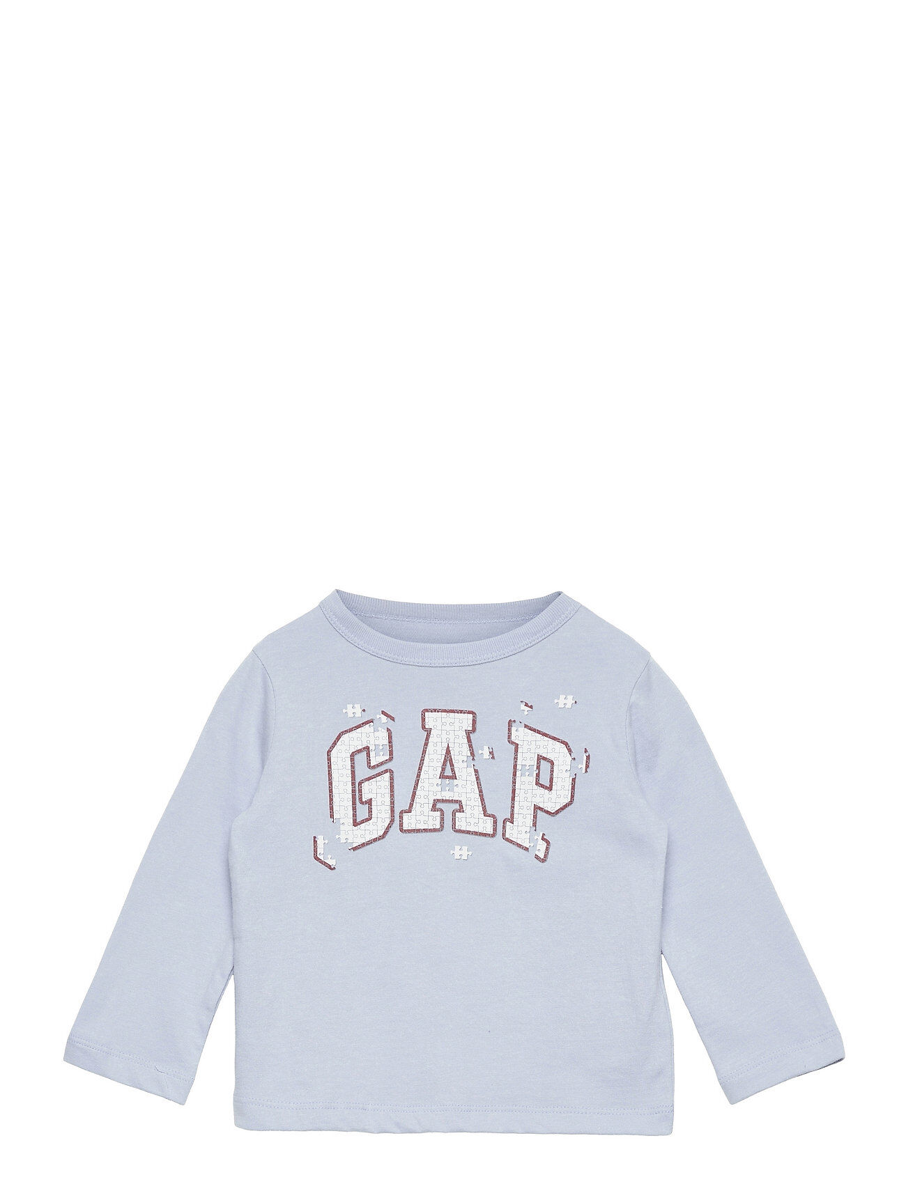 GAP Toddler 100% Organic Cotton Mix And Match Gap Logo Graphic T T-shirts Long-sleeved T-shirts Blå GAP