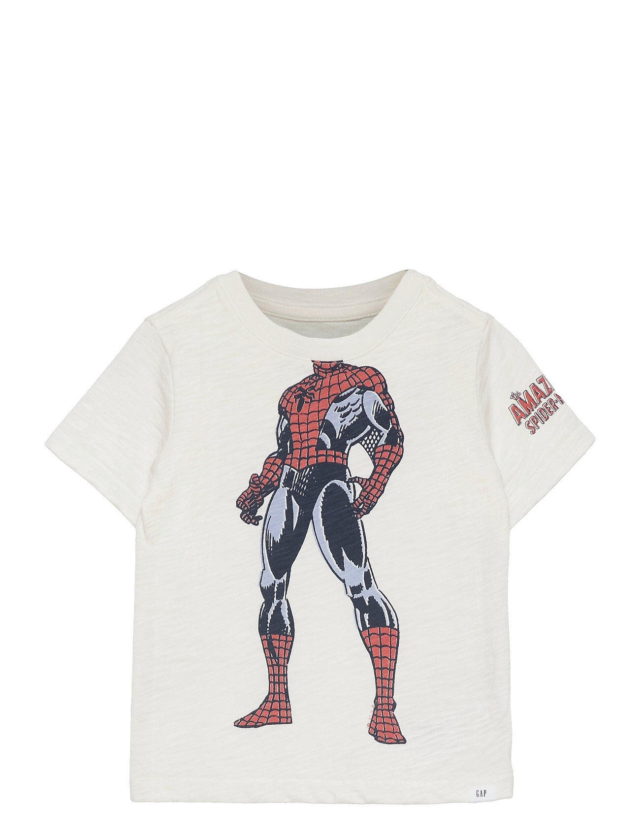 GAP Babygap   Marvel Graphic T-Shirt T-shirts Short-sleeved Hvit GAP