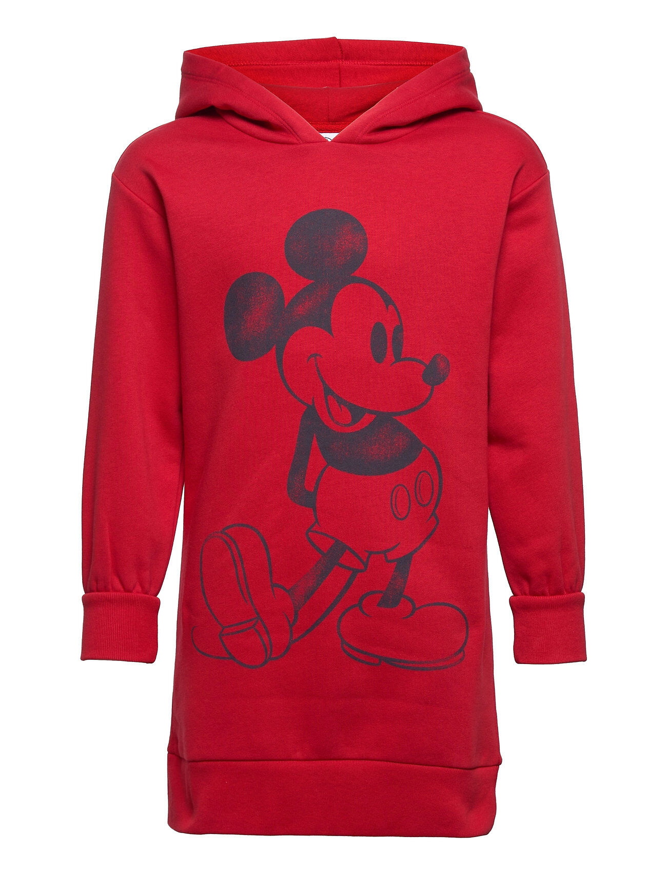 Gapkids   Disney Mickey Mouse Graphic Hoodie Dress Dresses & Skirts Dresses Casual Dresses Long-sleeved Casual Dresses Rød GAP