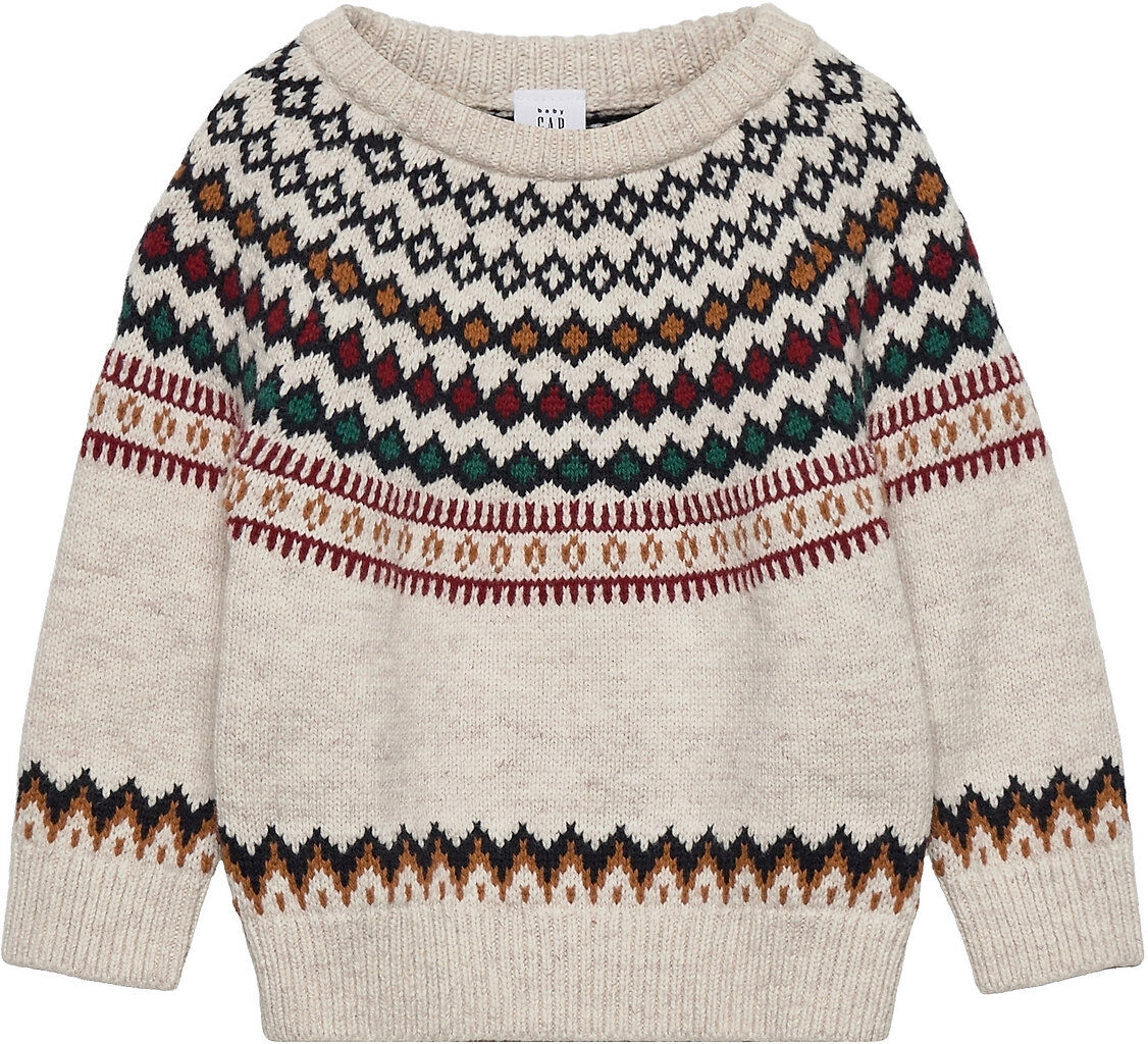 GAP Toddler Fair Isle Sweater Pullover Multi/mønstret GAP