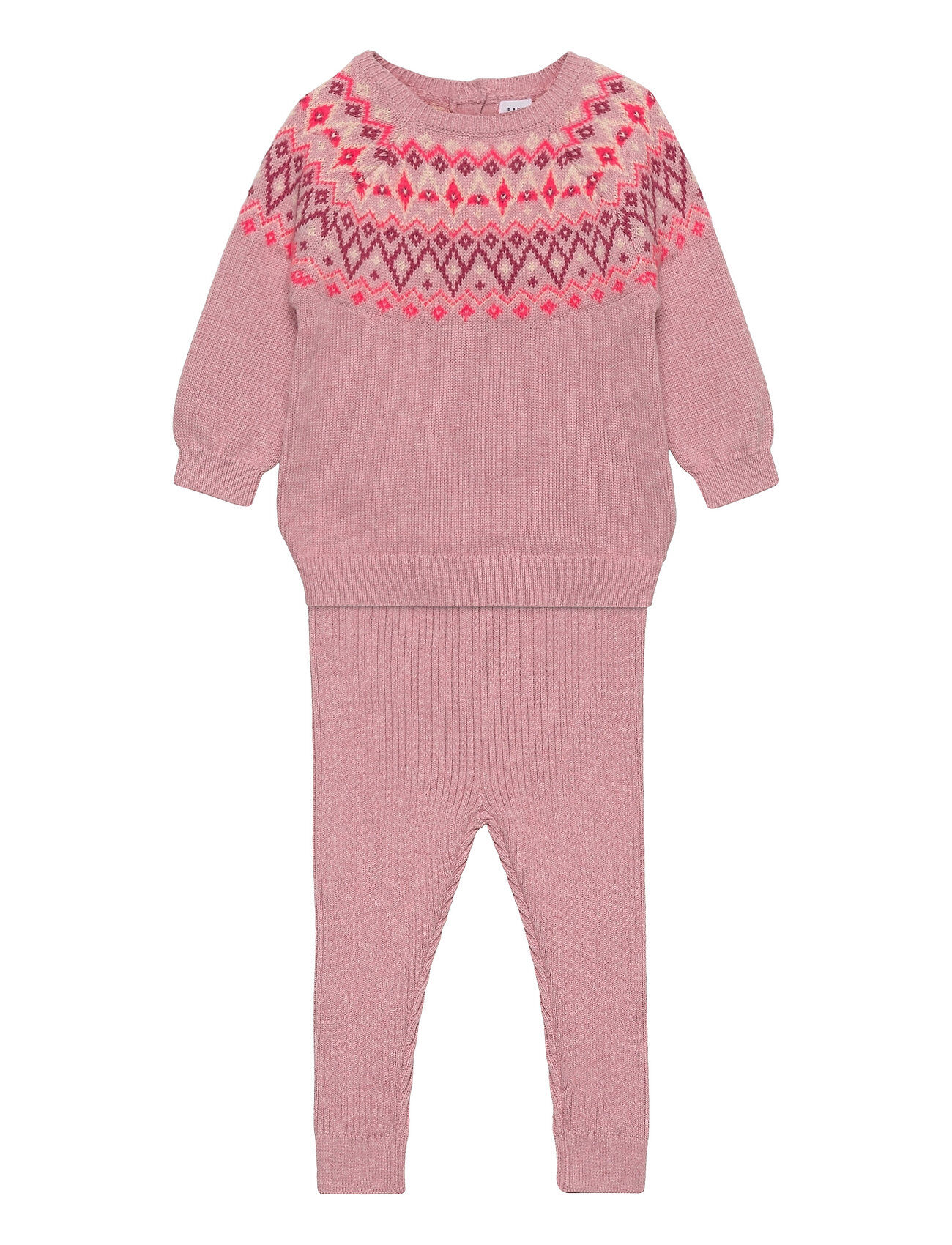 GAP Baby Print Sweater Dress Outfit Set 2-piece Sets Rosa GAP