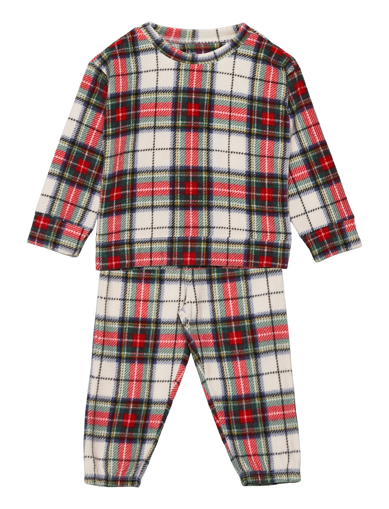 GAP Babygap Plaid Pj Set Pyjamas Sett Multi/mønstret GAP