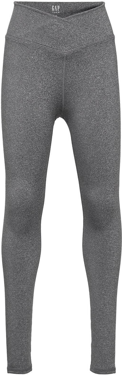 GAP Teen Gapfit Crossover Leggings Running/training Tights Grå GAP