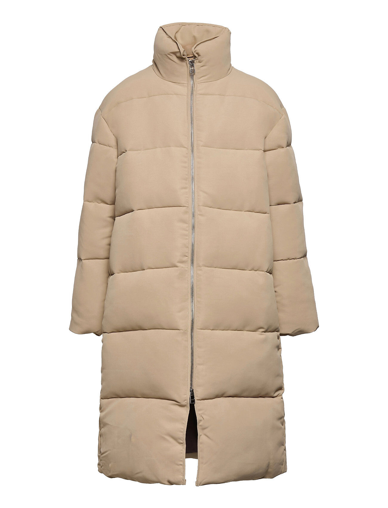 Grunt Kimi Long Jacket Fôret Jakke Beige Grunt