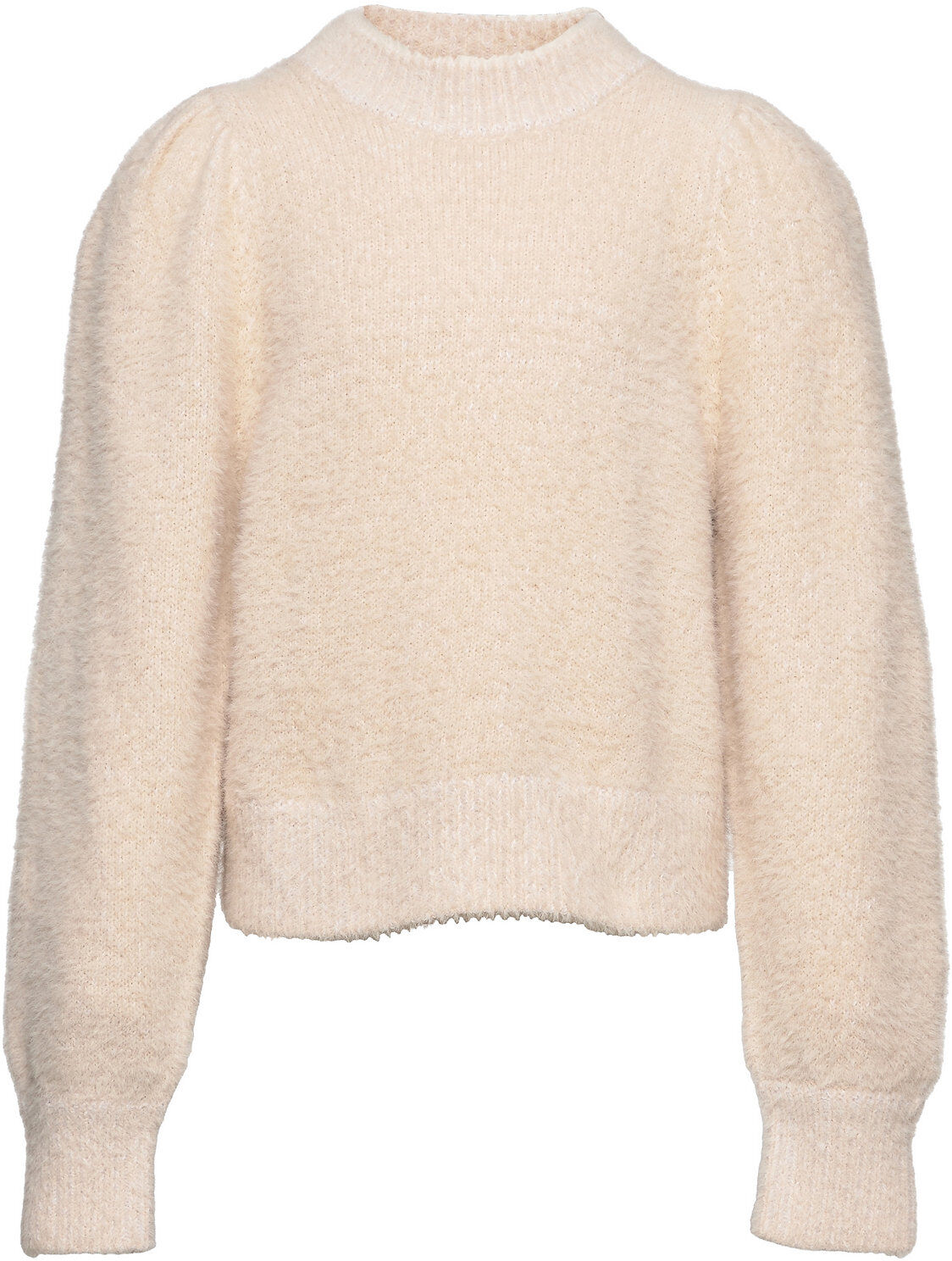 Grunt Jada Ls Knit Pullover Beige Grunt