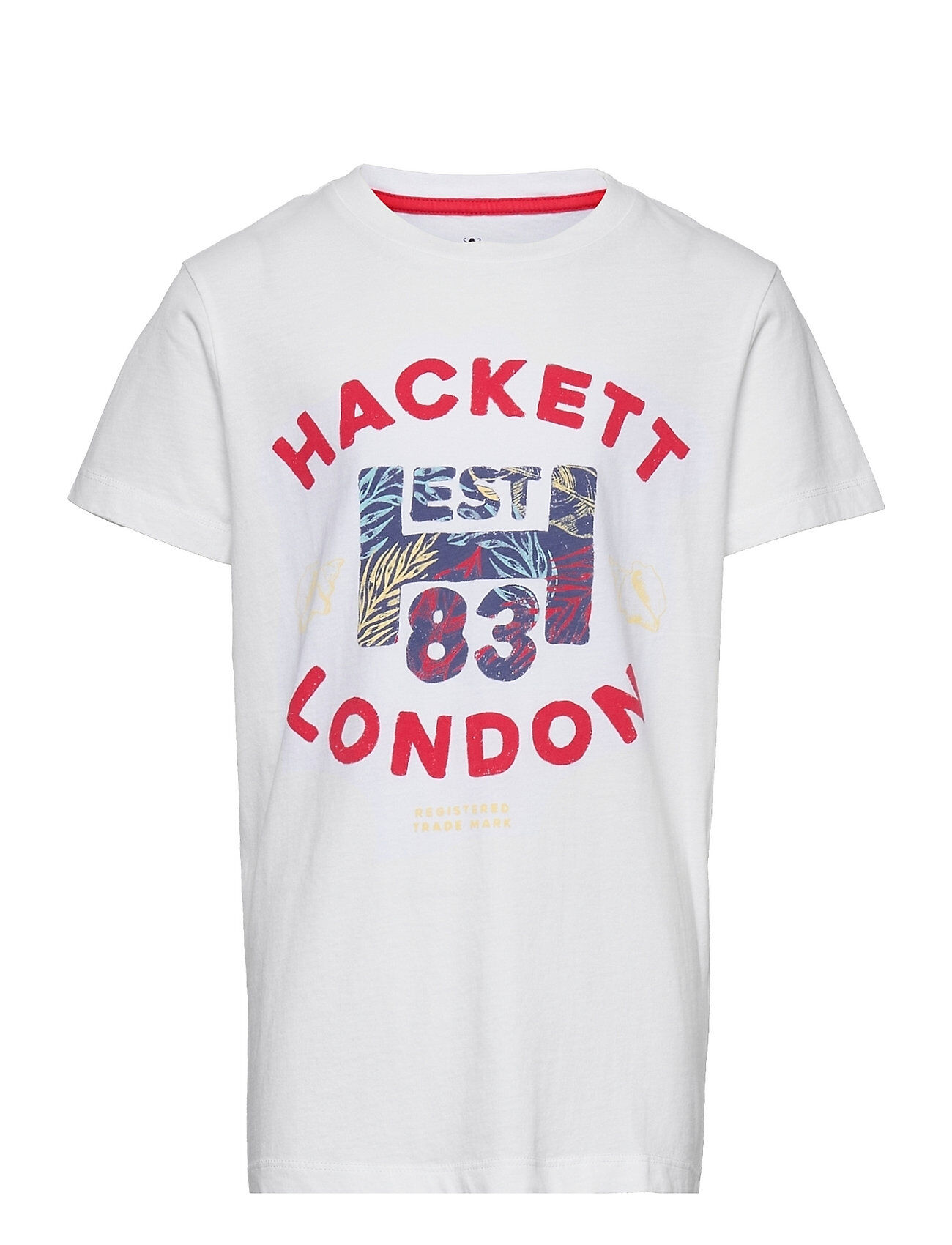 Hackett London Hackett Ldn 83 T B T-shirts Short-sleeved Hvit Hackett London