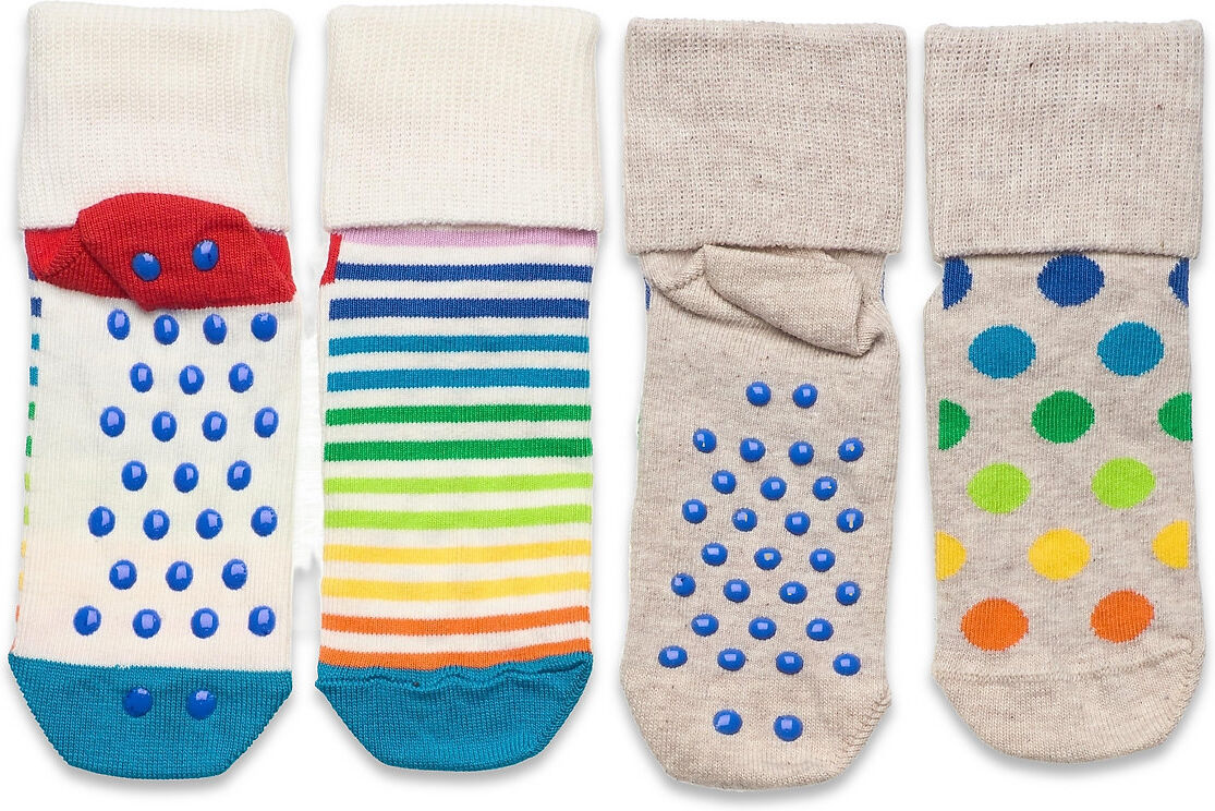 Happy Socks 2-Pack Kids Abstract Anti Slip Socks & Tights Socks Multi/mønstret Happy Socks