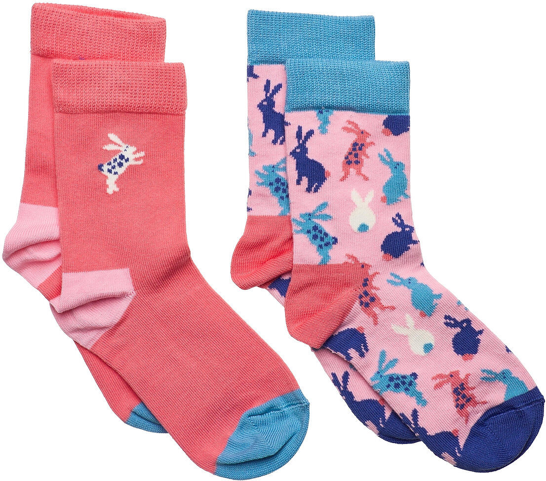 Happy Socks 2-Pack Kids Bunny Socks Socks & Tights Socks Rosa Happy Socks