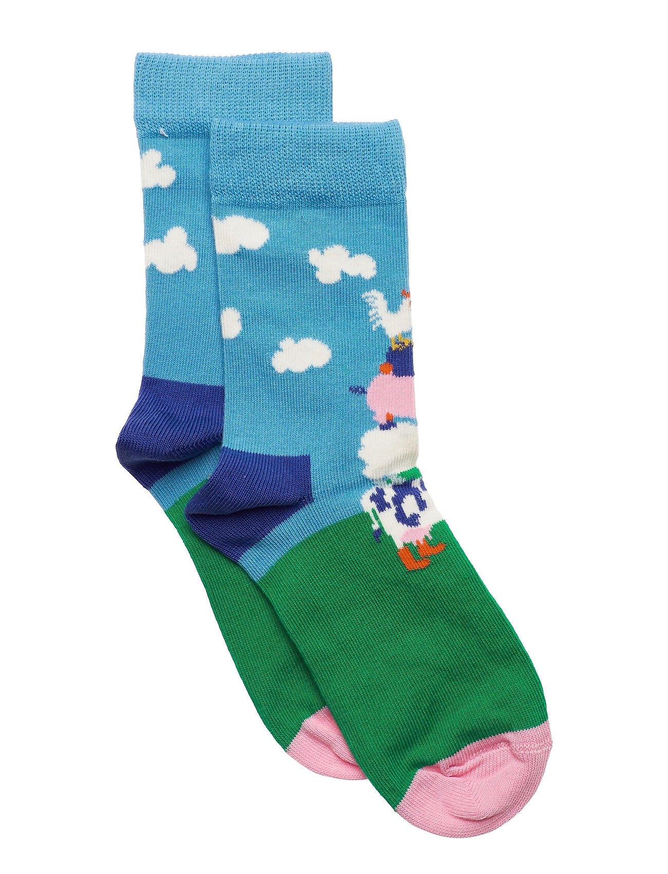 Happy Socks Kids Farmtower Sock Socks & Tights Socks Multi/mønstret Happy Socks