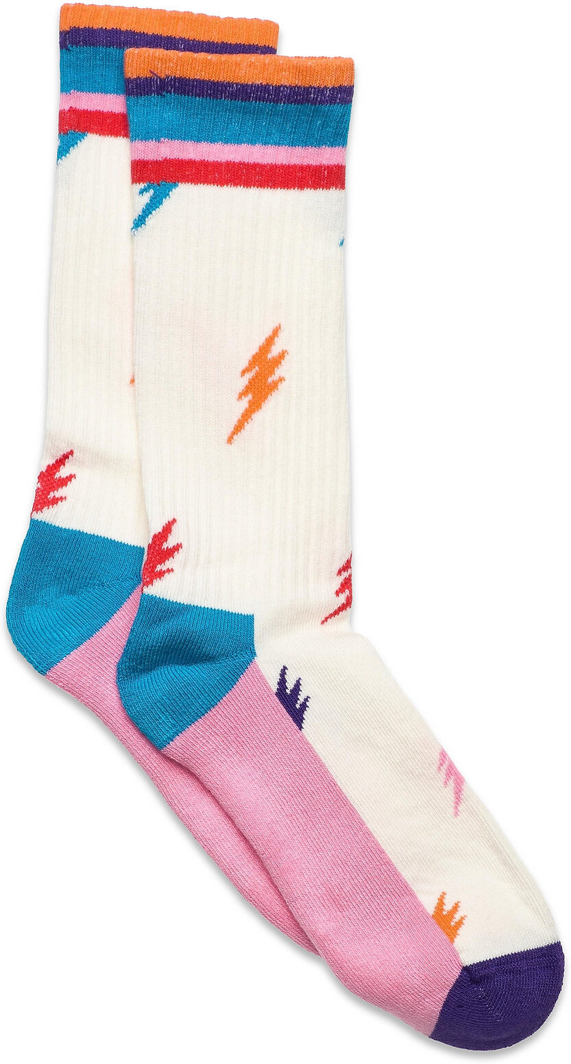 Happy Socks Kids Lightning Rib Sock Socks & Tights Socks Multi/mønstret Happy Socks