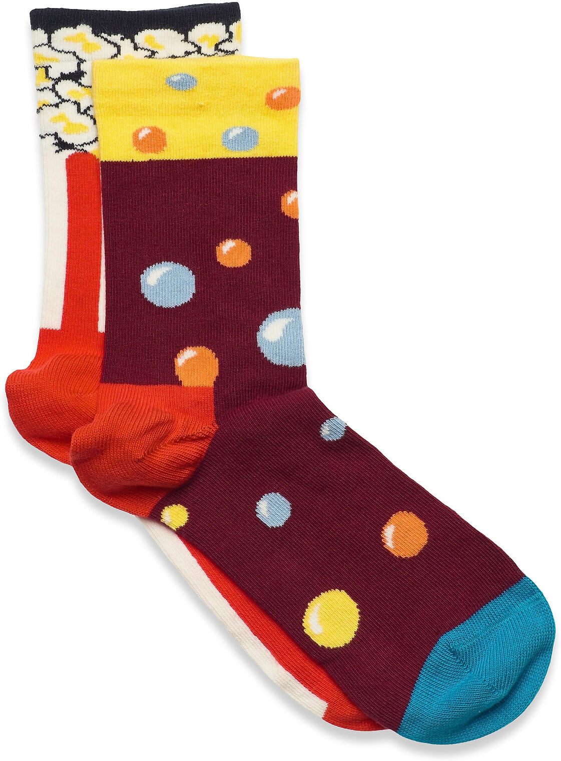 Happy Socks Kids Popcorn And Soda Sock Socks & Tights Socks Multi/mønstret Happy Socks