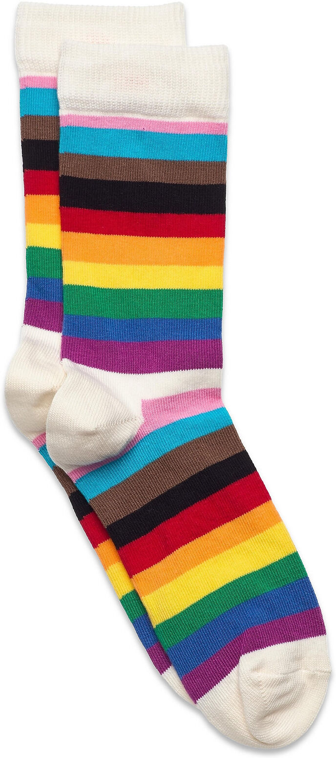 Happy Socks Kids Pride Stripe Sock Socks & Tights Socks Multi/mønstret Happy Socks