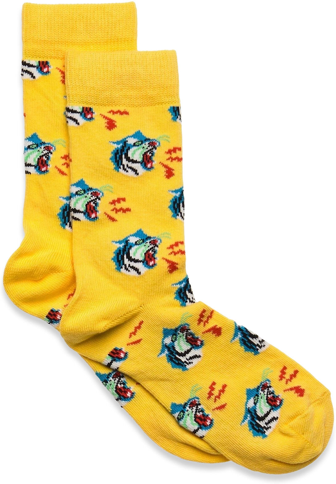 Happy Socks Kids Tiger Sock Socks & Tights Socks Gul Happy Socks