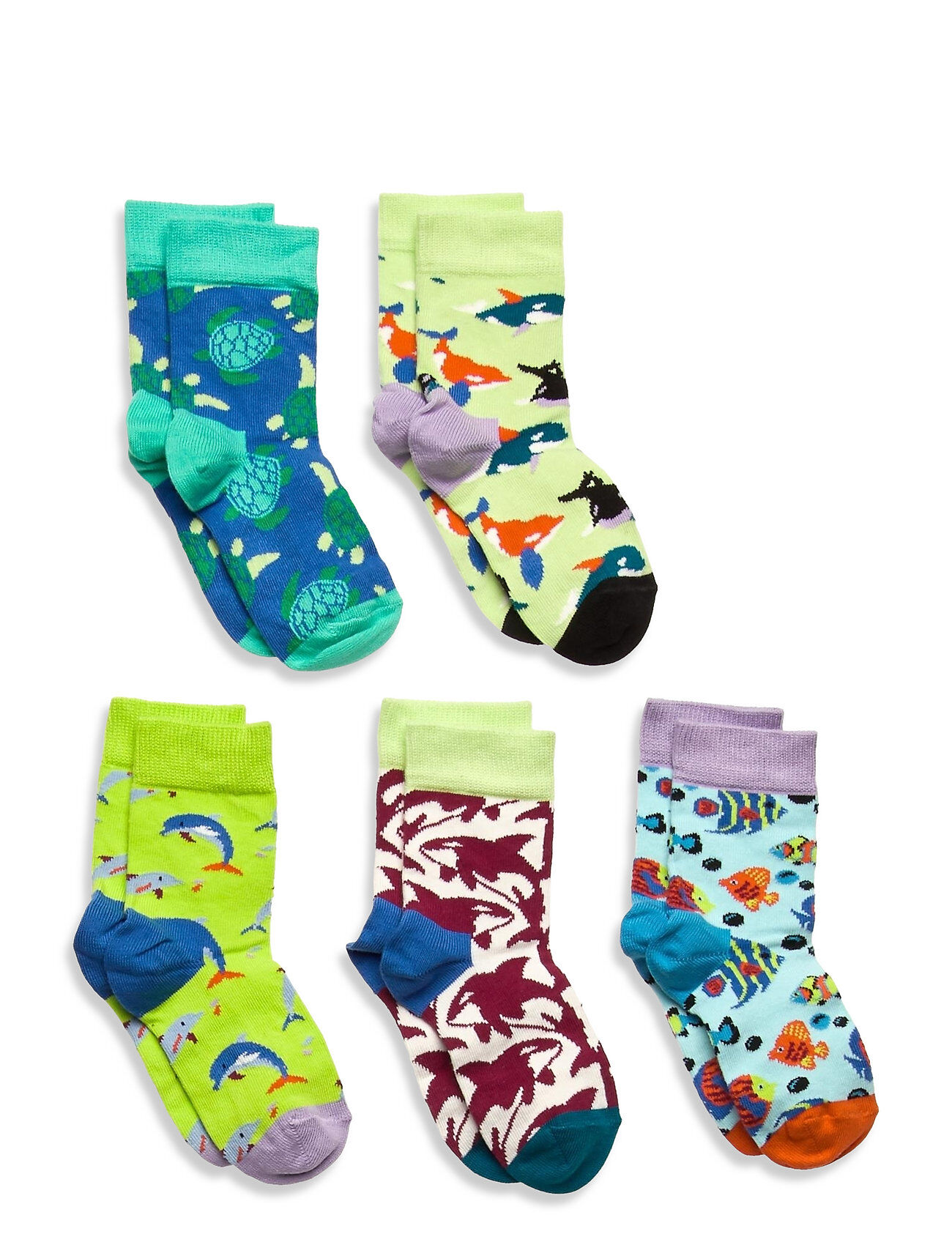 Happy Socks Kids Animal 5-Pack Gift Set Socks & Tights Socks Multi/mønstret Happy Socks