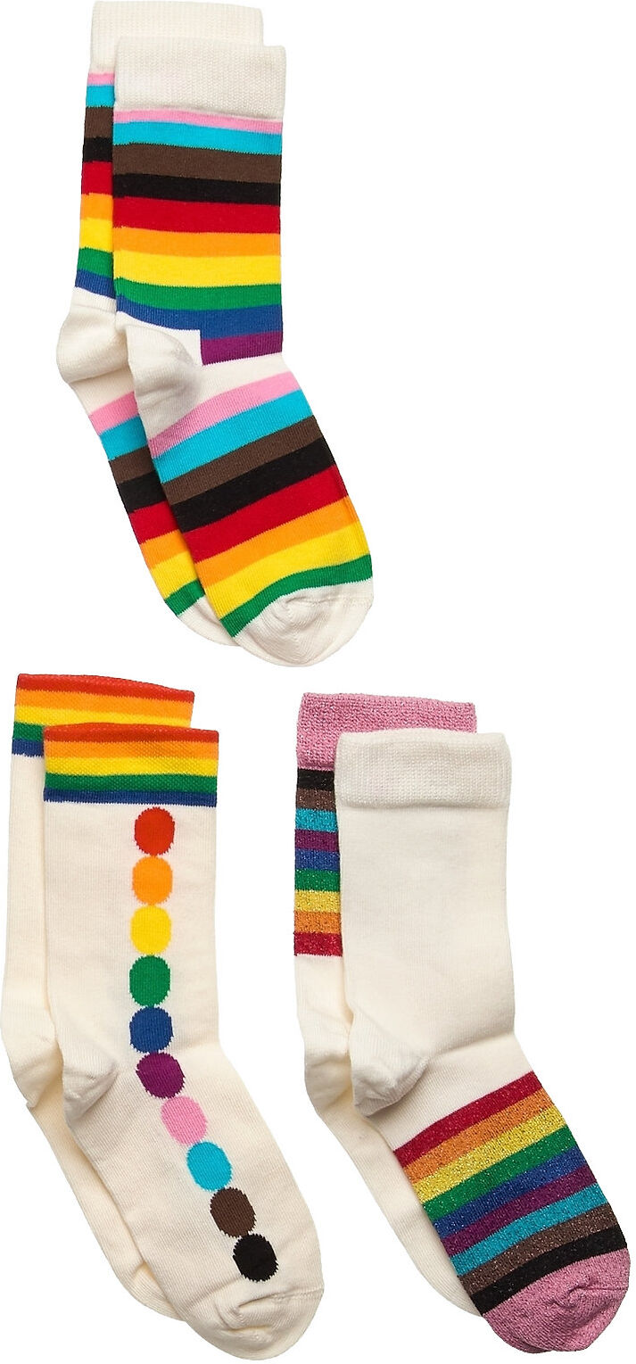 Happy Socks 3-Pack Pride Socks Gift Set Socks & Tights Socks Multi/mønstret Happy Socks