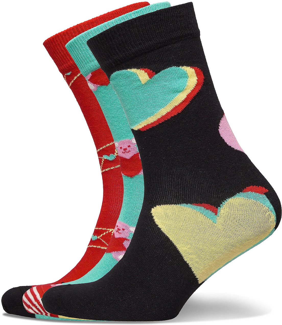 Happy Socks 3-Pack I Love You Socks Gift Set Socks & Tights Socks Multi/mønstret Happy Socks