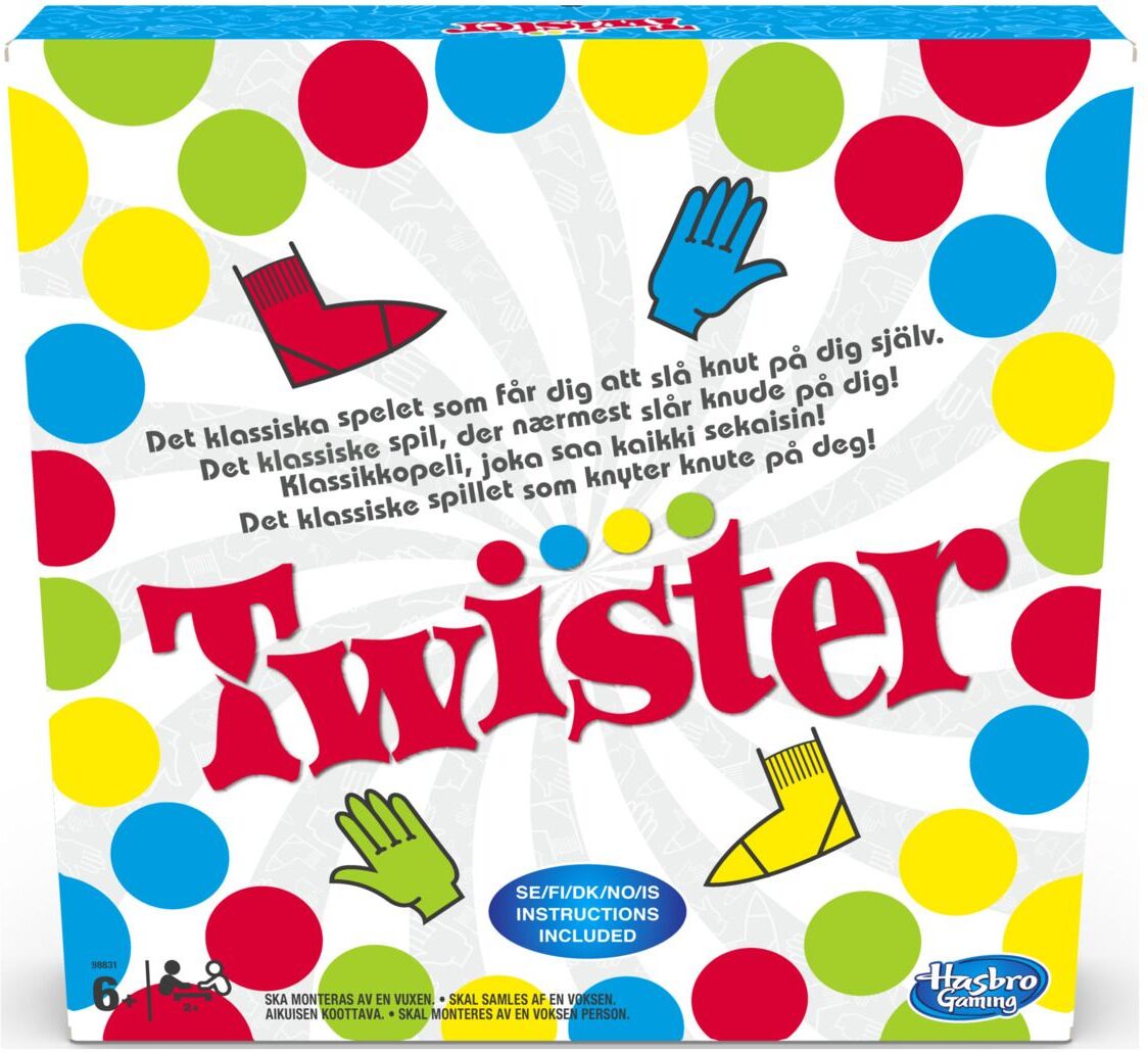 Hasbro Twister Toys Puzzles And Games Games Multi/mønstret Hasbro Gaming