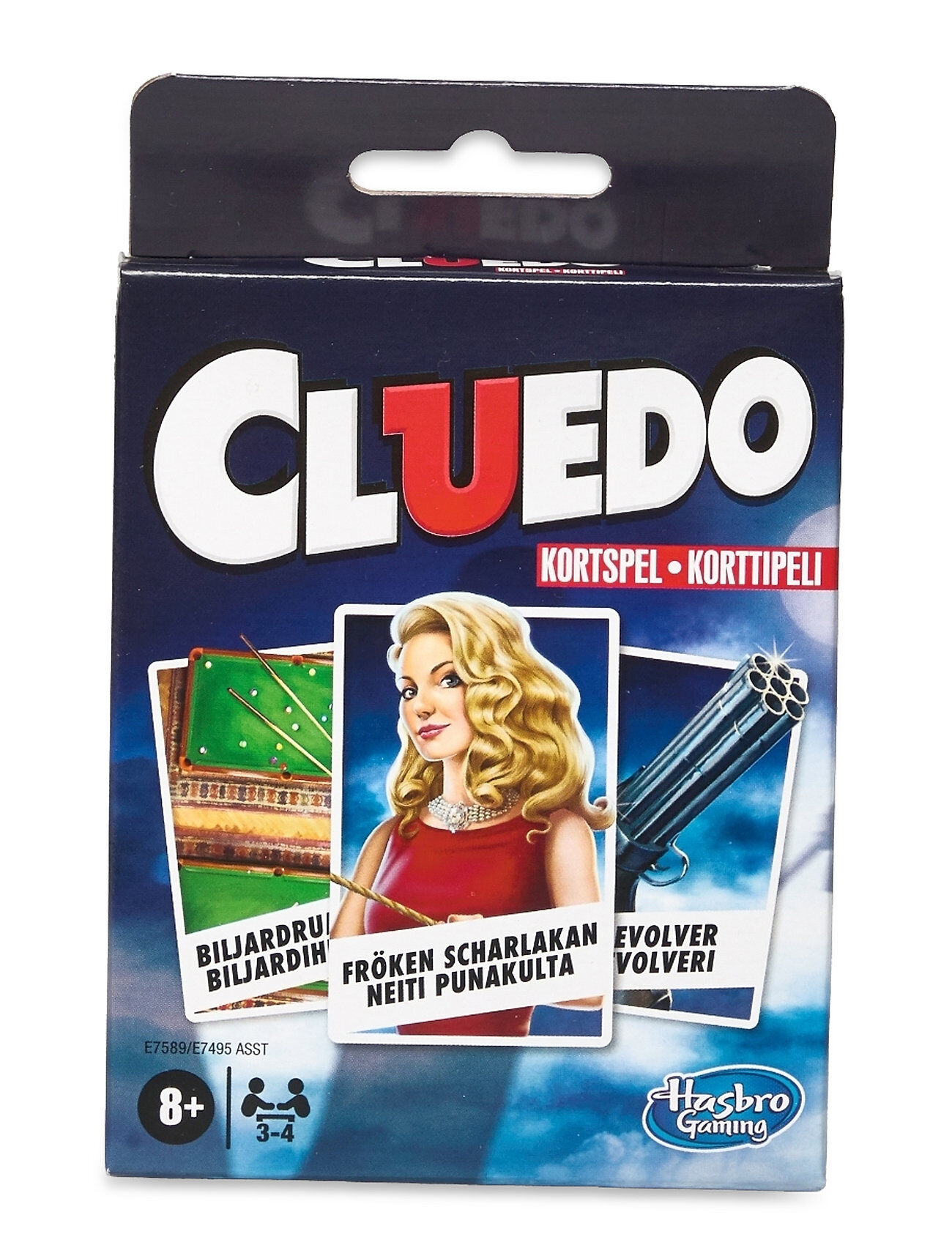 Hasbro Classic Card Game Clue Toys Puzzles And Games Games Multi/mønstret Hasbro Gaming