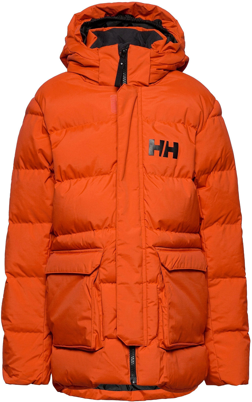 Helly Hansen Jr Urban Puffy Parka Fôret Jakke Oransje Helly Hansen