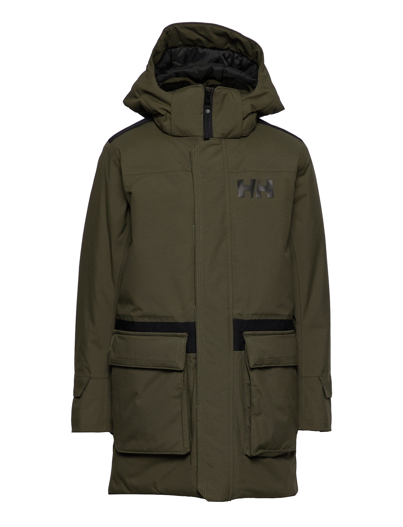 Helly Hansen Jr Oliver Parka Parkas Jakke Grønn Helly Hansen