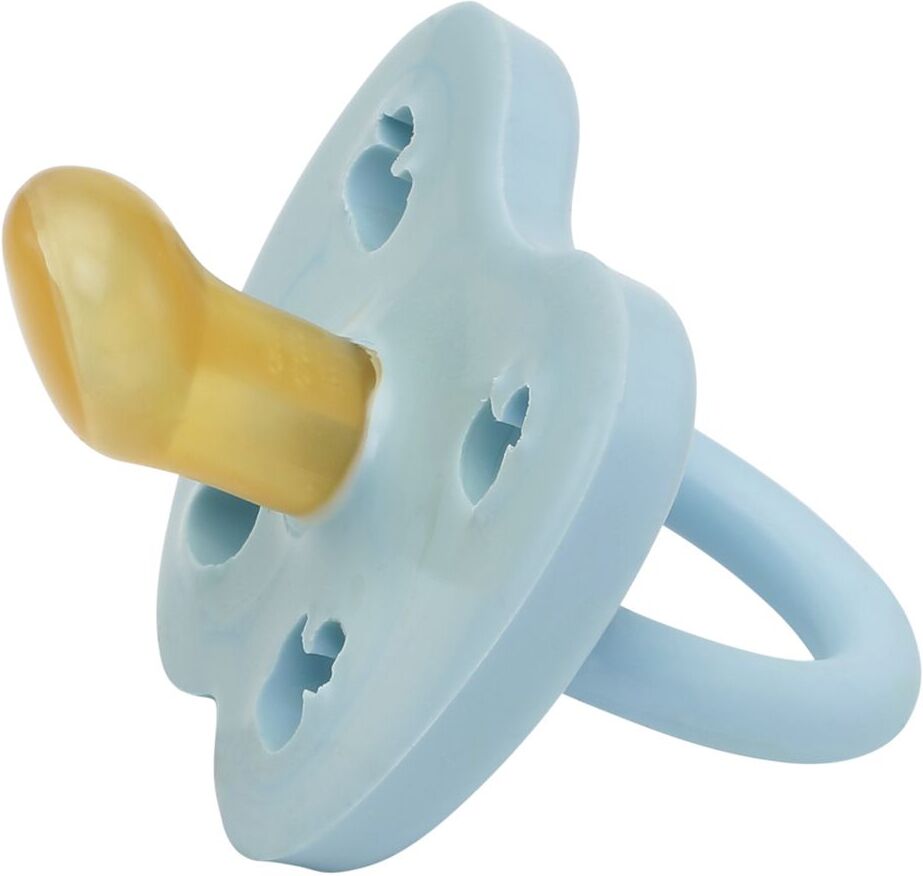 HEVEA Pacifier Orthodontic 0-0,3S Baby & Maternity Pacifiers Blå HEVEA