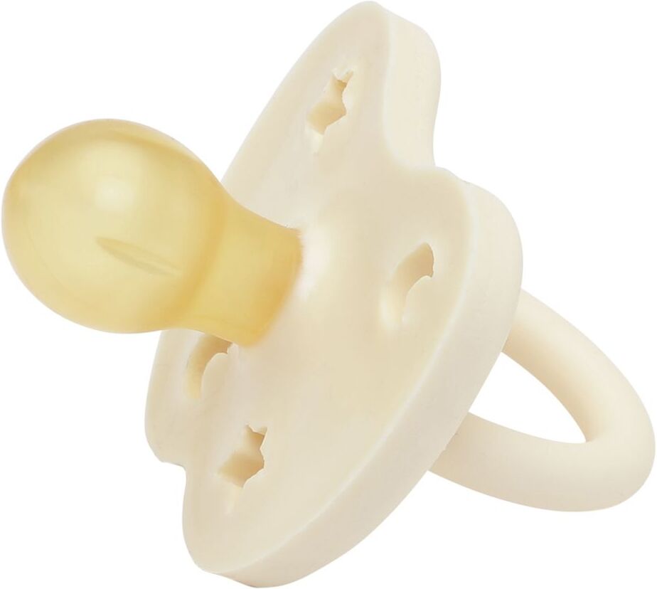 HEVEA Pacifier Round 0-0,3S Baby & Maternity Pacifiers Hvit HEVEA