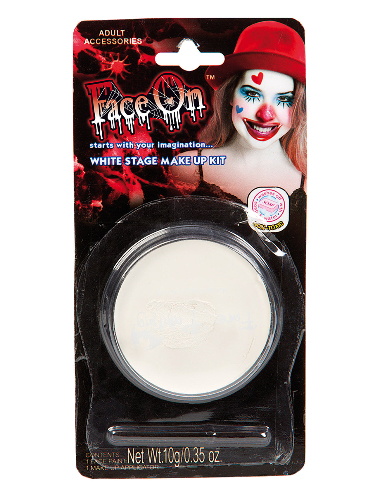 Joker Face Paint White Toys Face Paints Multi/mønstret Joker