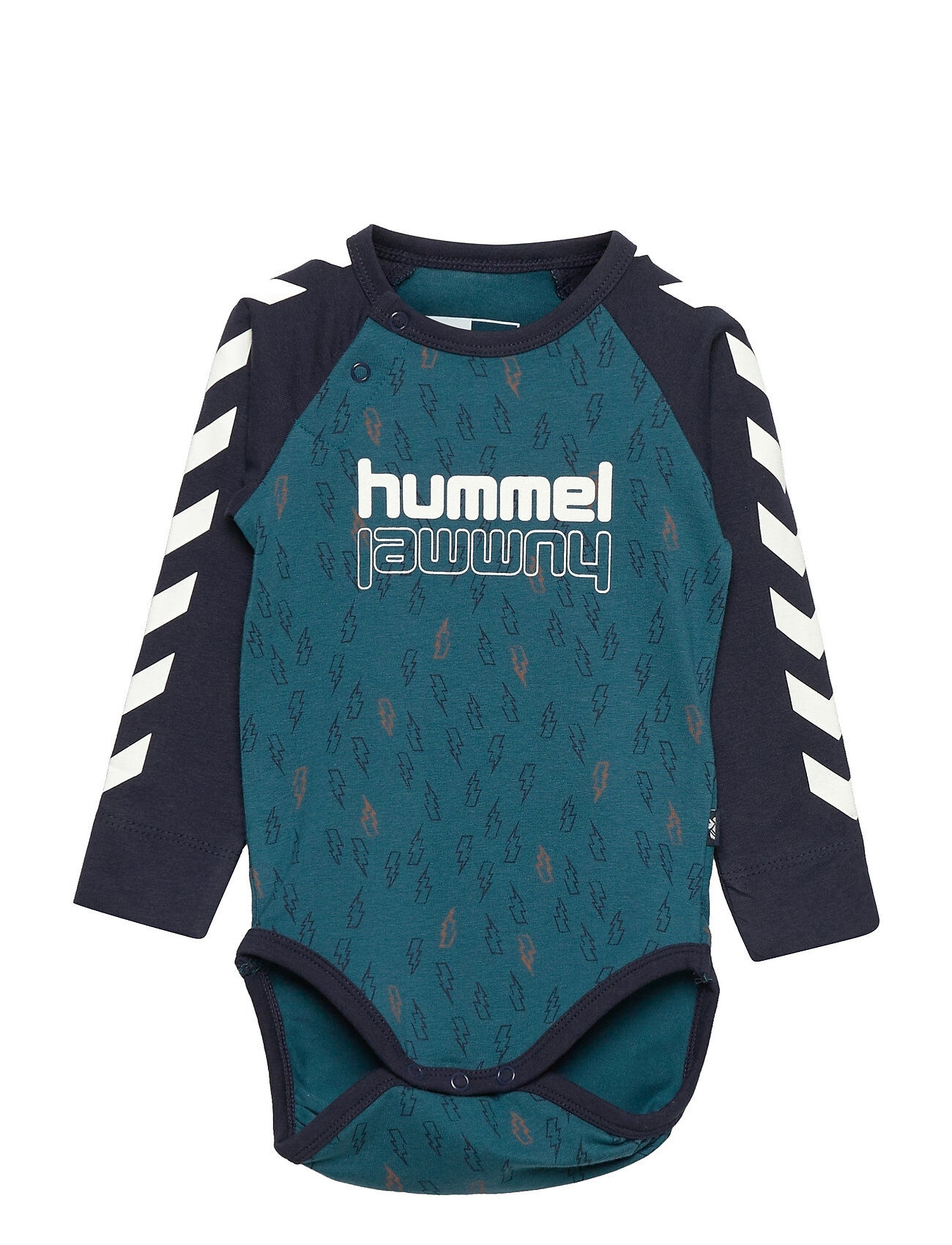 Hummel Hmlthunder Body L/S Bodies Long-sleeved Multi/mønstret Hummel