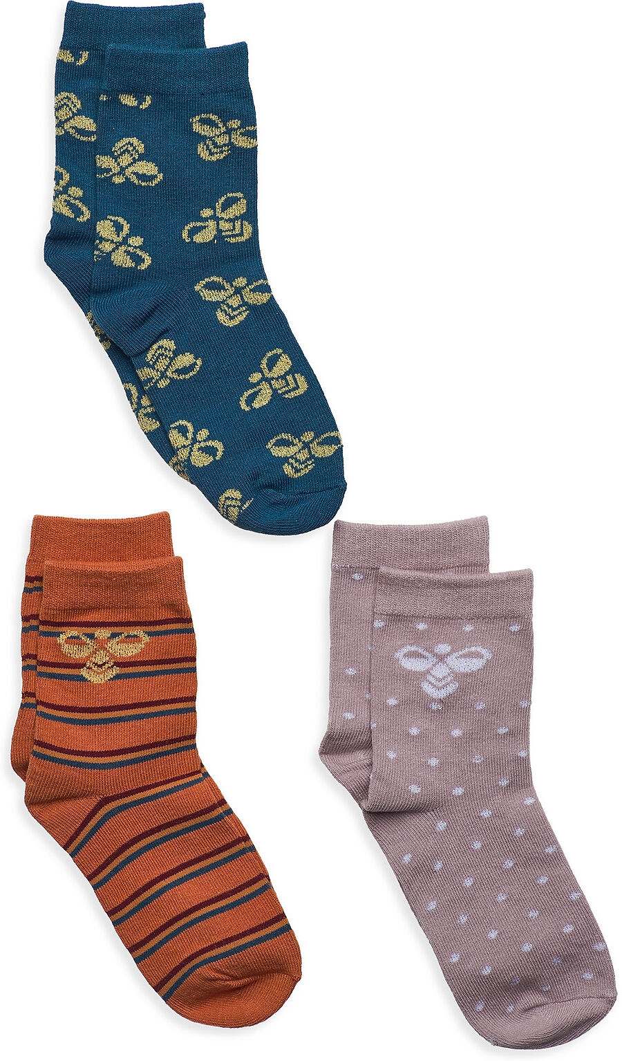 Hummel Hmlalfie Sock 3-Pack Socks & Tights Socks Rosa Hummel