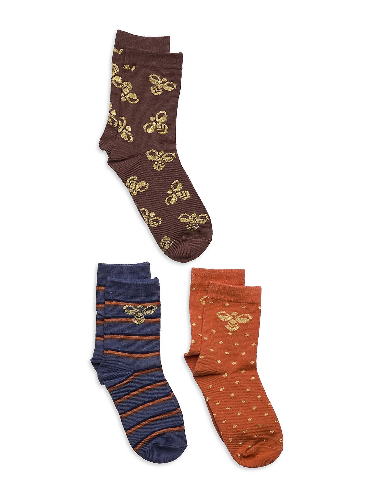 Hummel Hmlalfie Sock 3-Pack Socks & Tights Socks Multi/mønstret Hummel