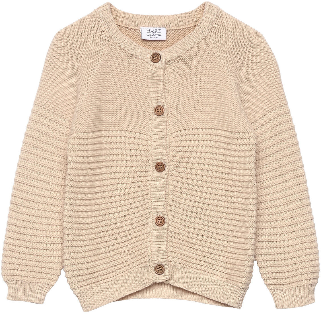 Hust & Claire Christoffer - Cardigan Strikkegenser Cardigan Beige Hust & Claire