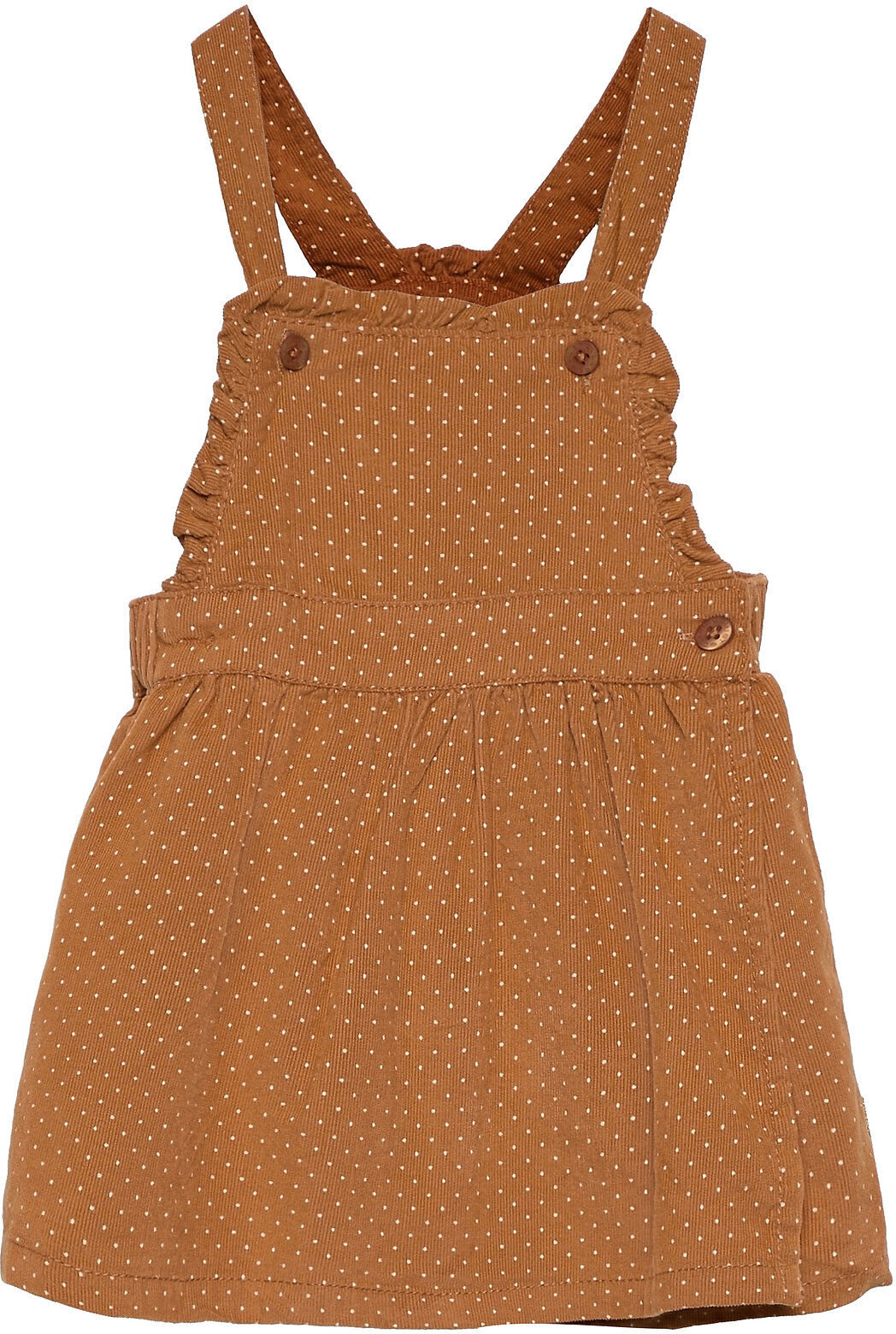 Hust & Claire Kalla - Dress Dresses & Skirts Dresses Dungaree Dress Brun Hust & Claire