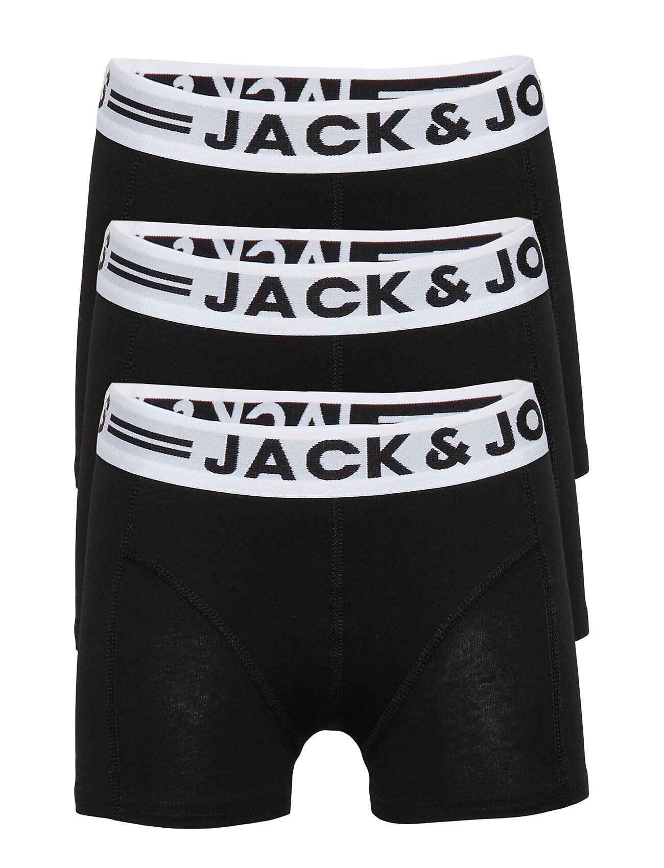 Jack & Jones Sense Trunks 3-Pack Noos Jr Night & Underwear Underwear Underpants Svart Jack & J S