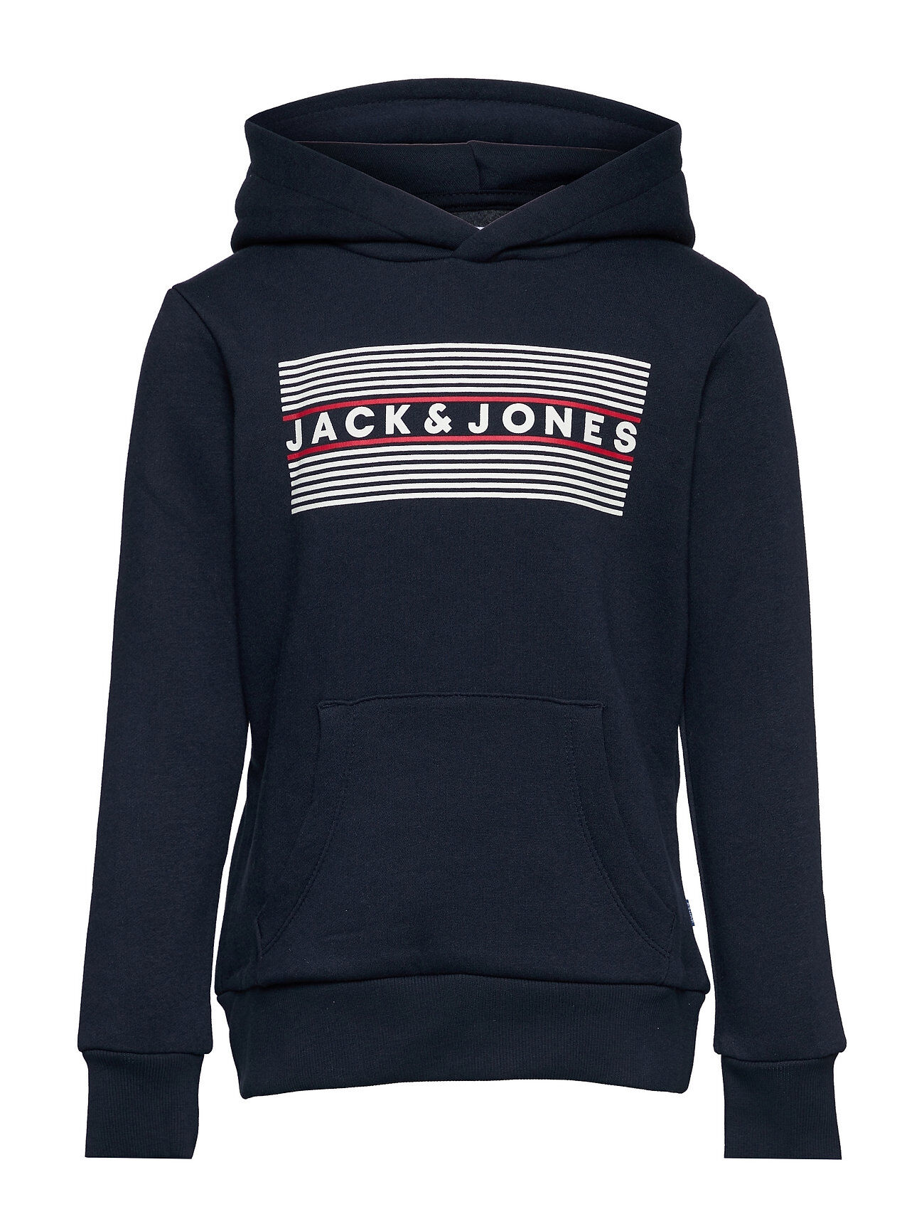 Jack & Jones Jjecorp Logo Sweat Hood Jnr Hettegenser Genser Blå Jack & J S