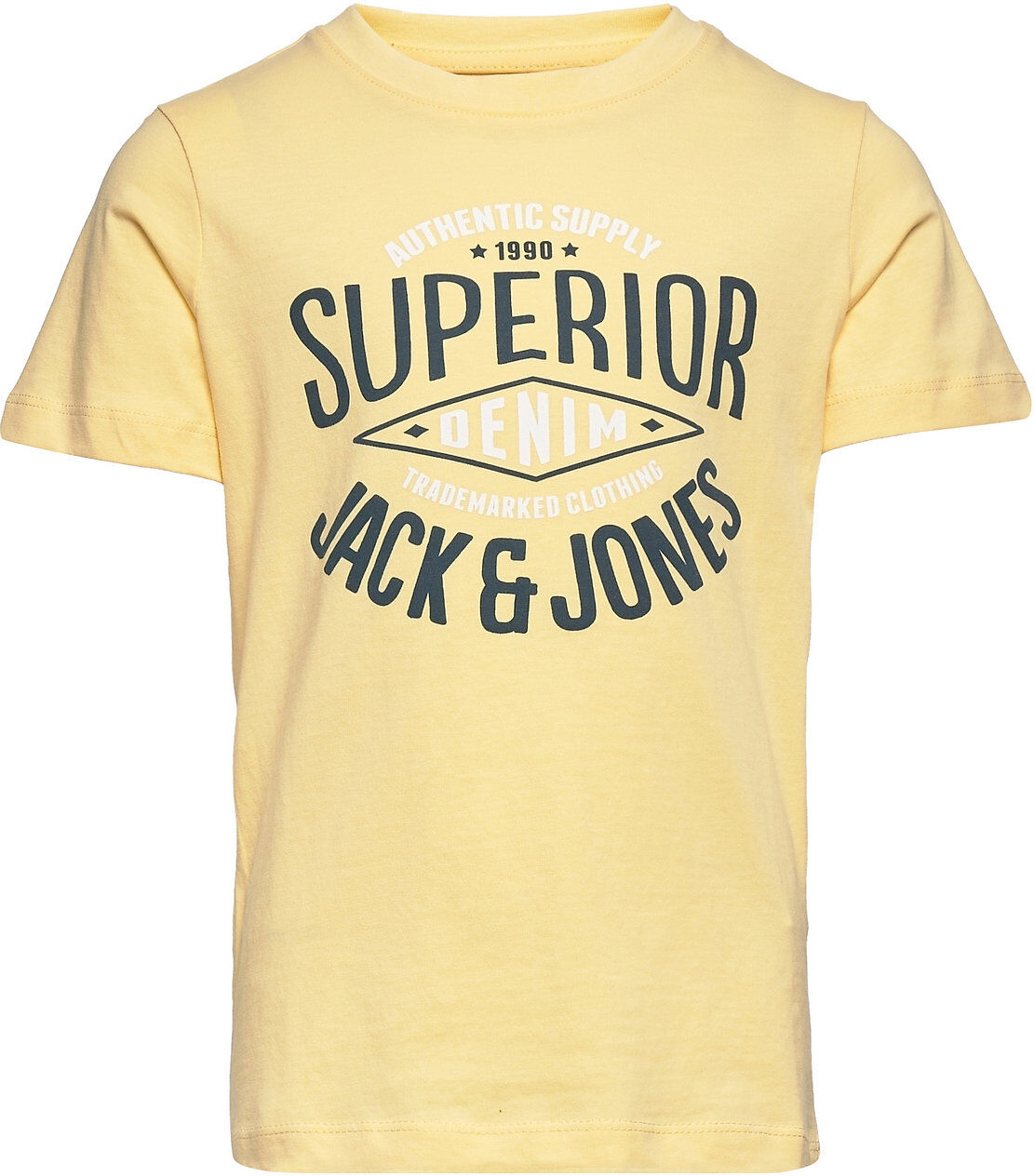 Jack & Jones Jjelogo Tee Ss O-Neck 2Col 21/22 Jr T-shirts Short-sleeved Gul Jack & J S