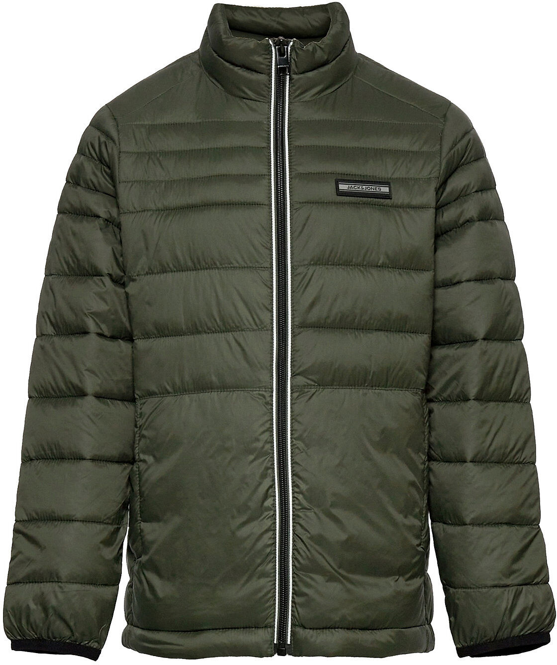 Jack & Jones Jjeace Puffer Collar Jr Fôret Jakke Grønn Jack & J S