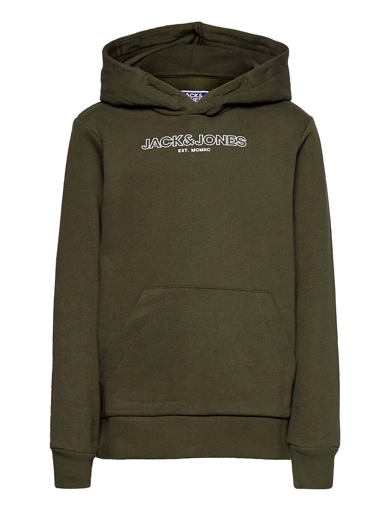 Jack & Jones Jjbank Sweat Hood Jr Hettegenser Genser Grønn Jack & J S