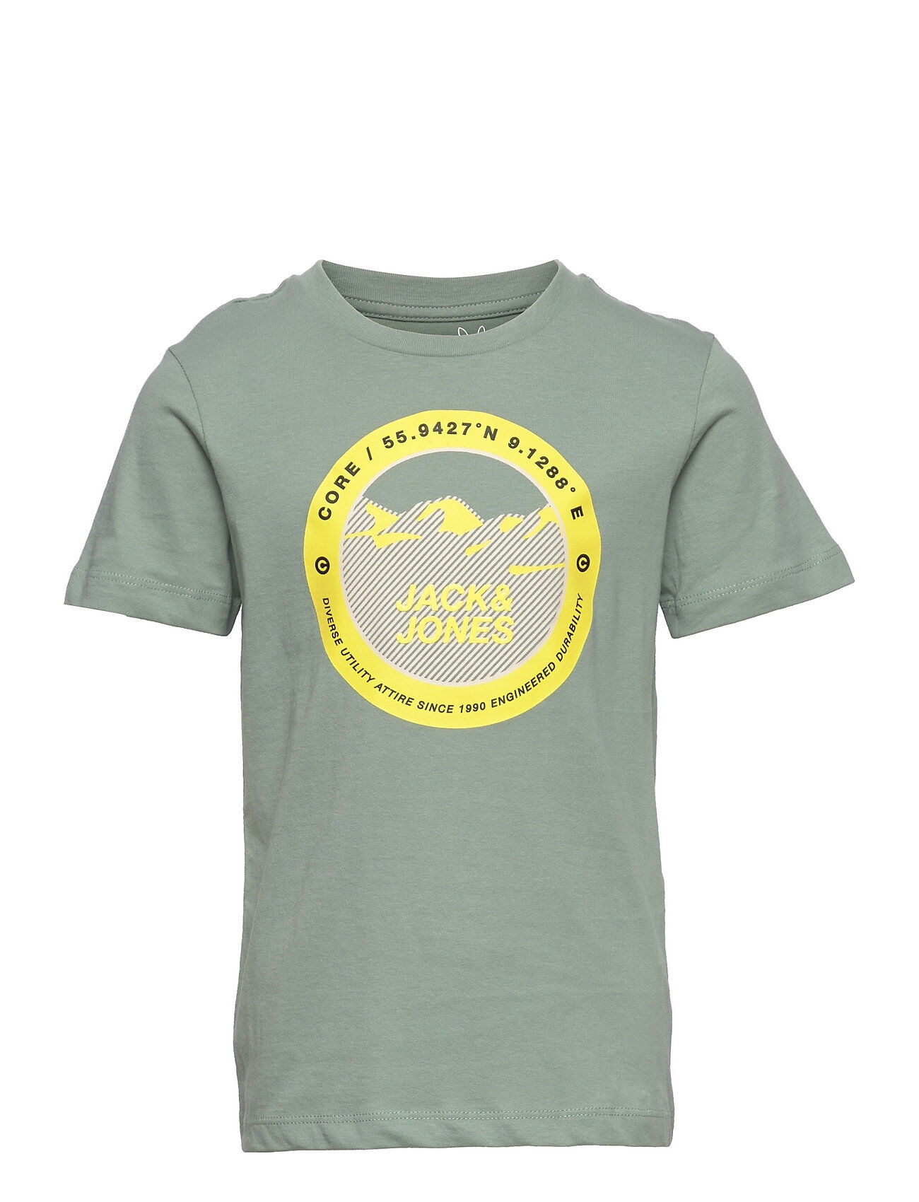 Jack & Jones Jcobilo Tee Ss Crew Neck Sn Jr T-shirts Short-sleeved Multi/mønstret Jack & J S