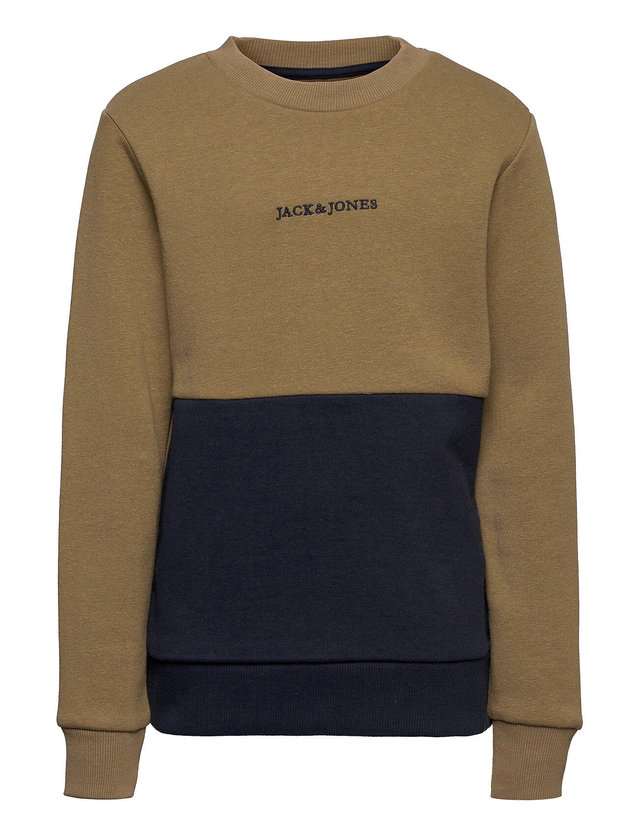 Jack & Jones Jorlens Sweat Crew Neck Fst Jr Sweat-shirt Genser Grønn Jack & J S