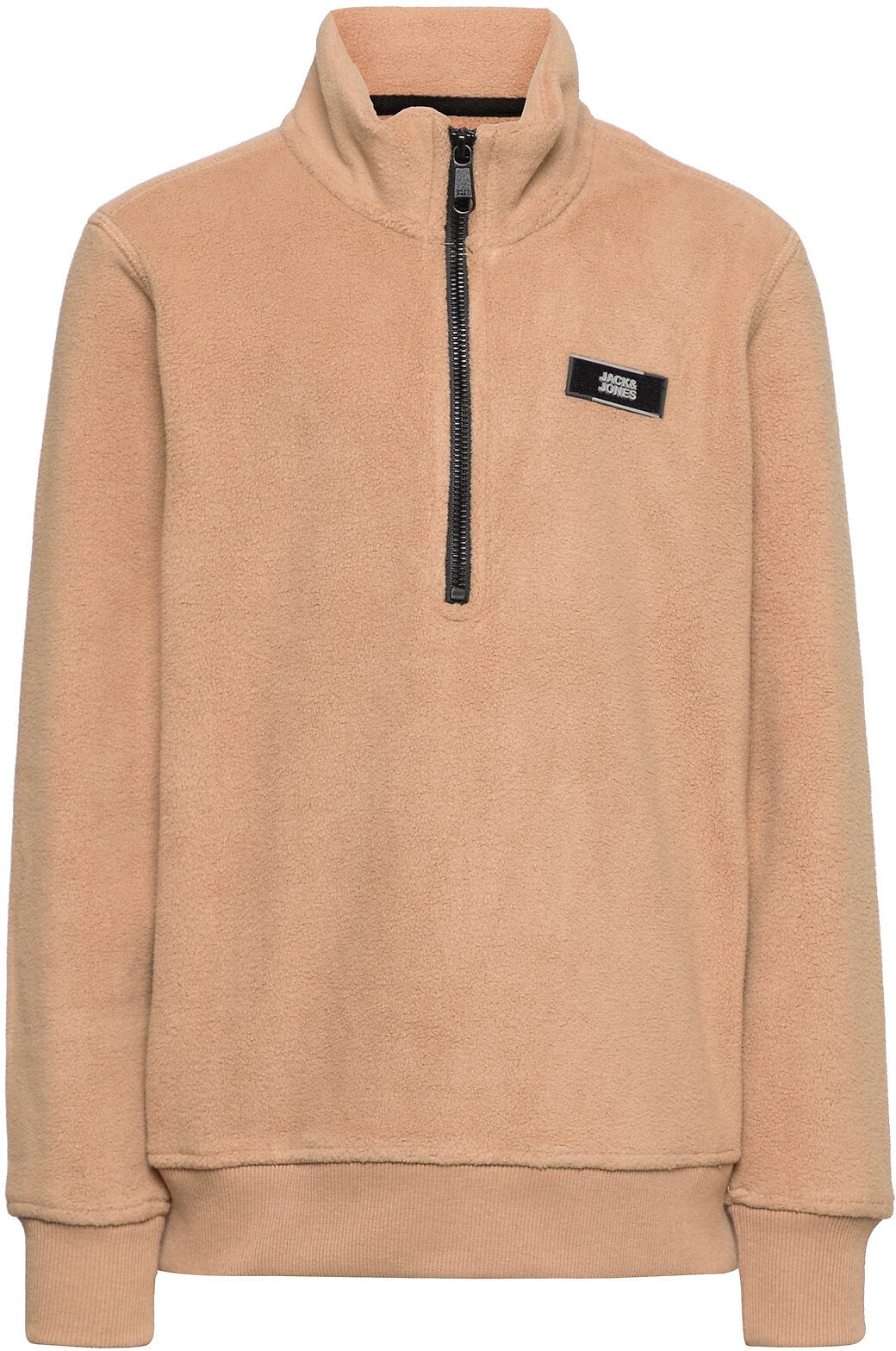 Jack & Jones Jcoclassic Half Zip Sweat Ln Jr Outerwear Fleece Outerwear Fleece Jackets Beige Jack & J S